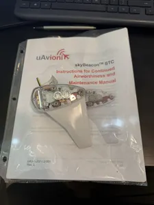 uAvionix skyBeacon ADS-B Out Wingtip Nav/Strobe Module Used Working